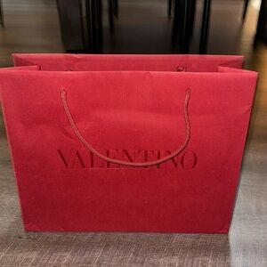 Valentino paper shopping bag - used